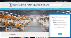 Desktop Screenshot of filterpress-china.com